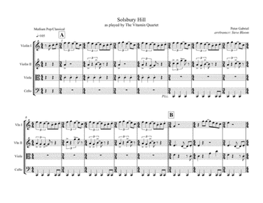 Solsbury Hill (arr. Steve Bloom)