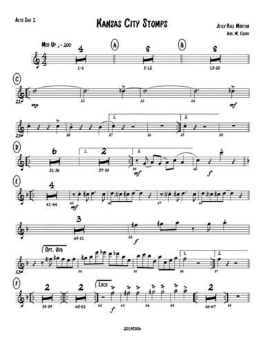 Kansas City Stomps - All Parts (arr. Michael Coury)
