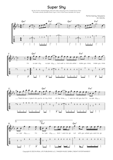 Super Shy (arr. Arr. Ed.CAL)