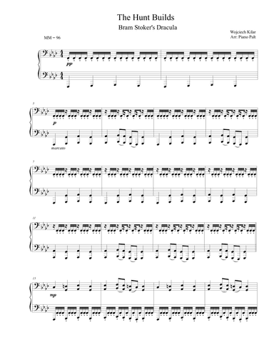 The Hunt Builds (original Version) (arr. Piano Palt)