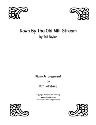 Down By the Old Mill Stream (sheet music) (arr. Pat Holmberg)