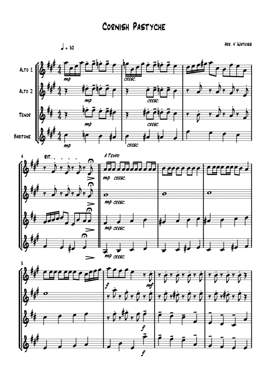 Cornish Pastyche (arr. Verena Watkiss)