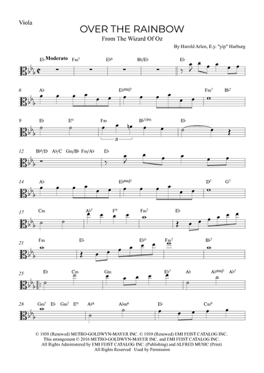 Over The Rainbow (arr. Alex Nunes Rodrigues)