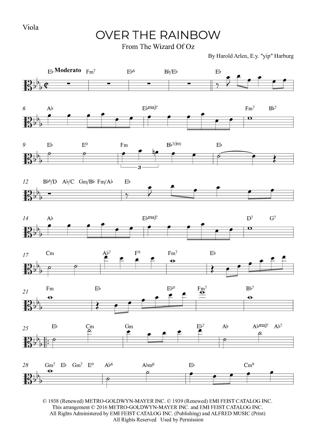 Over The Rainbow (arr. Alex Nunes Rodrigues)