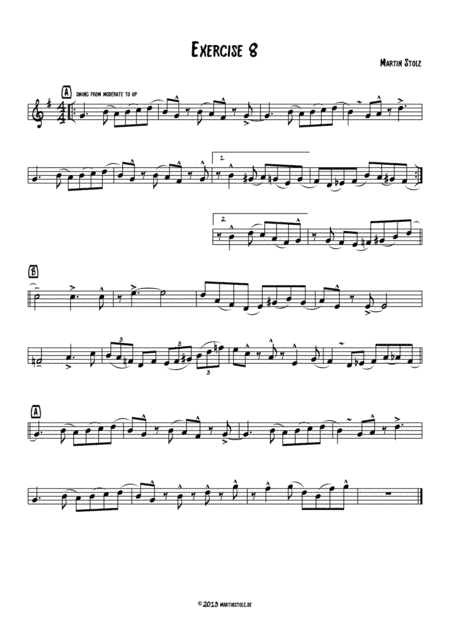 Jazz Exercise 8 Flute