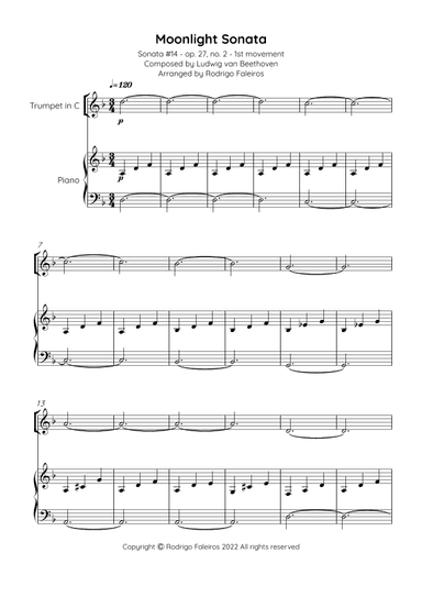 Moonlight Sonata (arr. Rodrigo Faleiros)