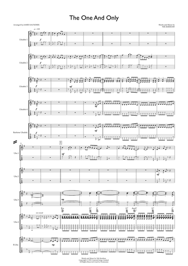 The One And Only (arr. James Saunders)