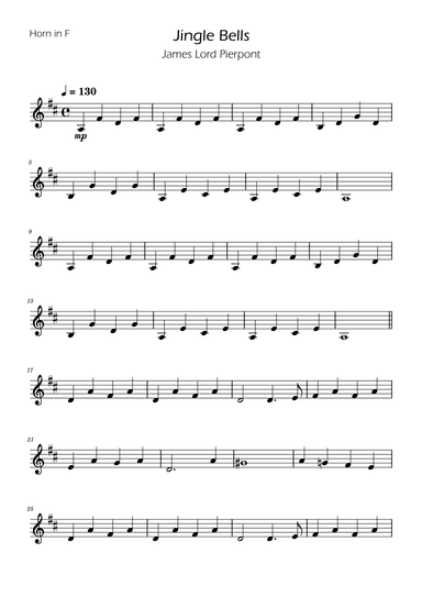 Jingle Bells - Brass Quintet (arr. Ygor Nunes)
