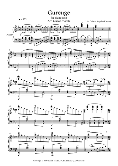 Gurenge (arr. Duda Oriontte)