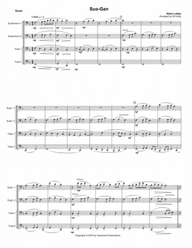 Suo Gan (arr. Art Leiby)