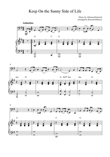 Keep On the Sunny Side of Life (arr. Kaiserin Rebecca)