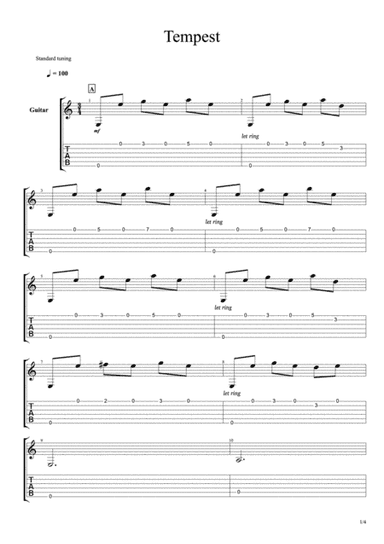 Tempest Tablature