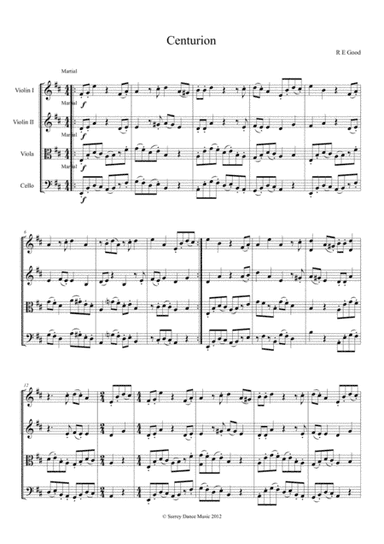 Centurion (for when your String Quartet is feeling brave!)