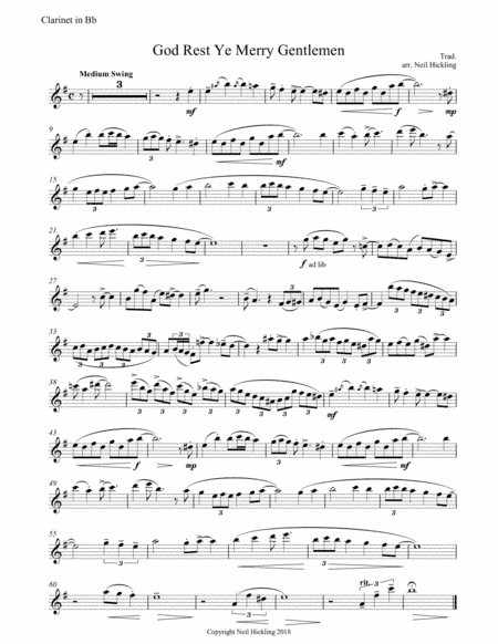 God Rest Ye Merry Gentlemen (arr. Neil Hickling)