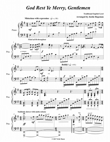 God Rest Ye Merry, Gentlemen (arr. Justin Hageman)