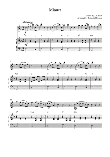 Minuet (arr. Kaiserin Rebecca)