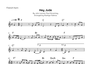 Hey Jude (arr. Rodrigo Faleiros)