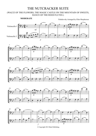 THE NUTCRACKER SUITE - CELLO DUET - (Waltz of the Flowers, The Magic Castle on the Mountain of Sweet (arr. Ellen Macpherson)