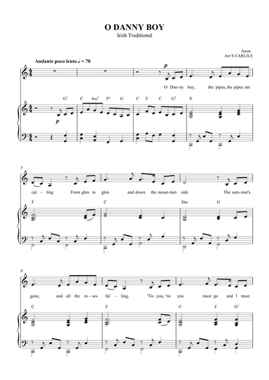 O Danny Boy (arr. SCMusic)