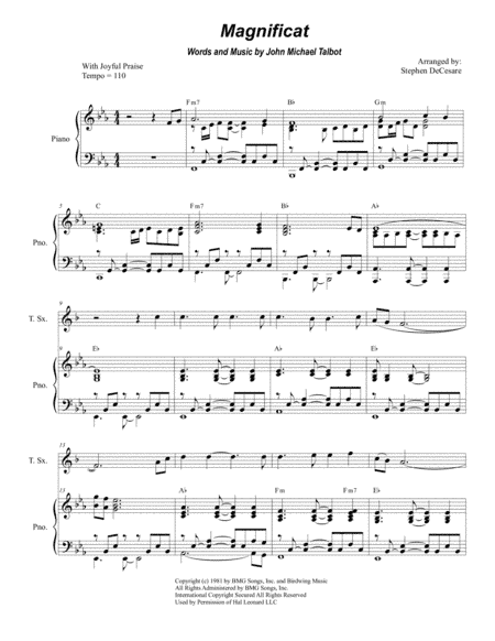 Magnificat (arr. Stephen DeCesare)