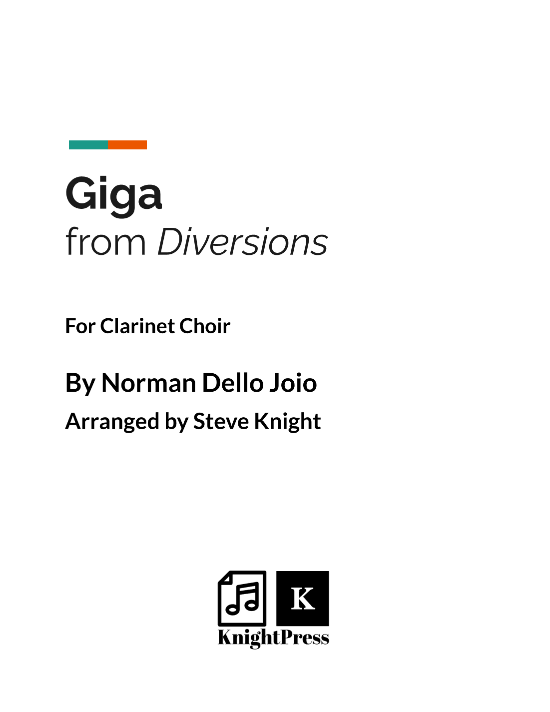 Giga (arr. Steve Knight)