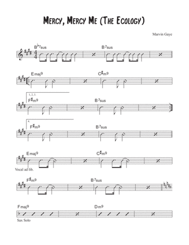 Mercy, Mercy Me (the Ecology) (arr. David M Fagnant)