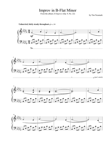 Improv in B-Flat Minor