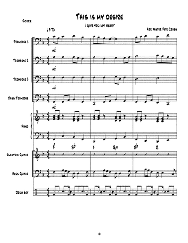 This is my desire Trombone praise (arr. Pastor Pete Cross)