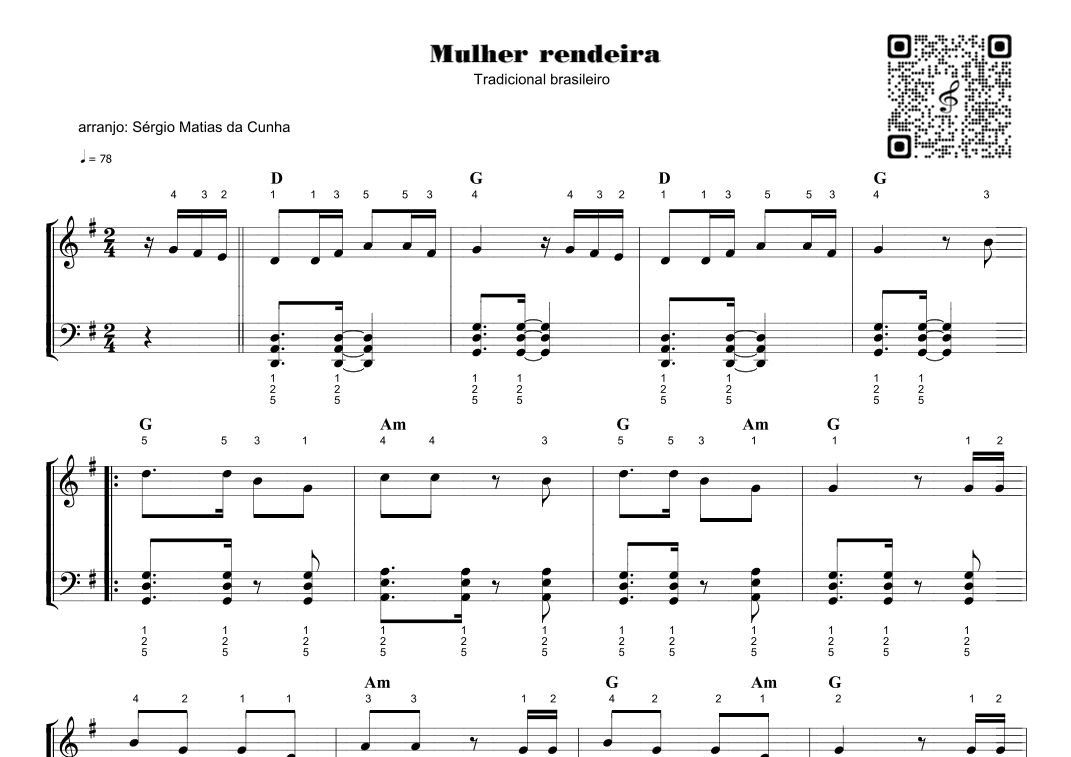 Mulher rendeira (arr. Sérgio Matias da Cunha)