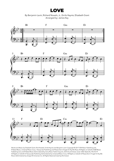 Love (arr. Jones Key)