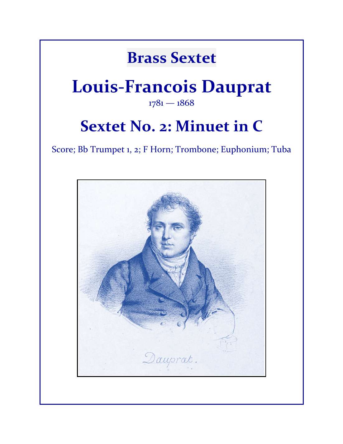 SEXTET No. 2: Minuet in C (arr. Becky Dugan)