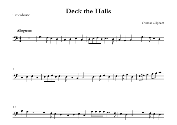 Deck the Halls (arr. SMMUS)