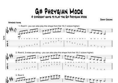 G# Phrygian Mode (4 Ways to Play)