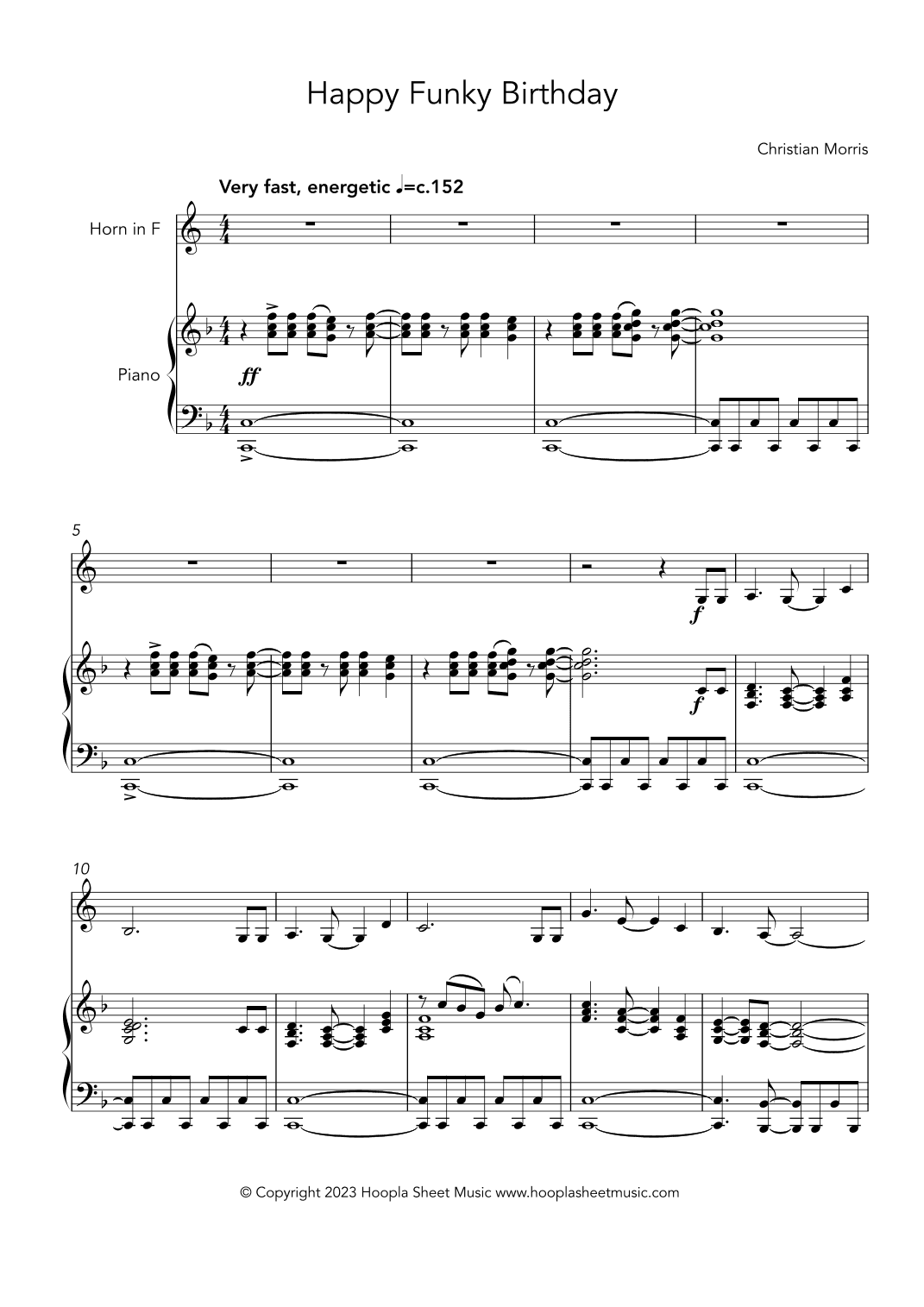 Happy Funky Birthday (arr. Christian Morris)