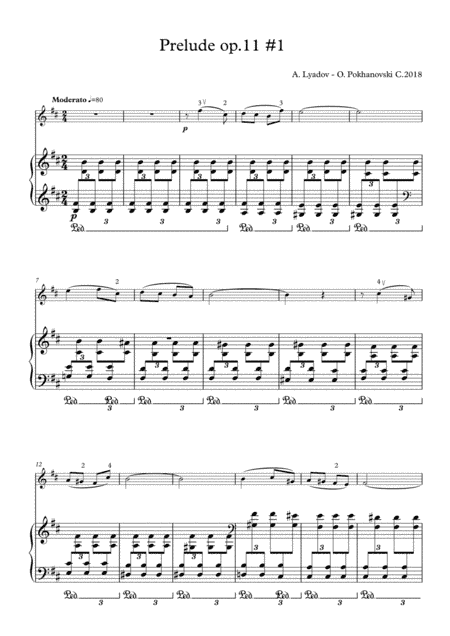 A. Lyadov Prelude in B-minor op.11 #1