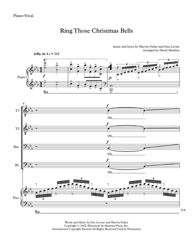 Ring Those Christmas Bells (arr. David Maddux)