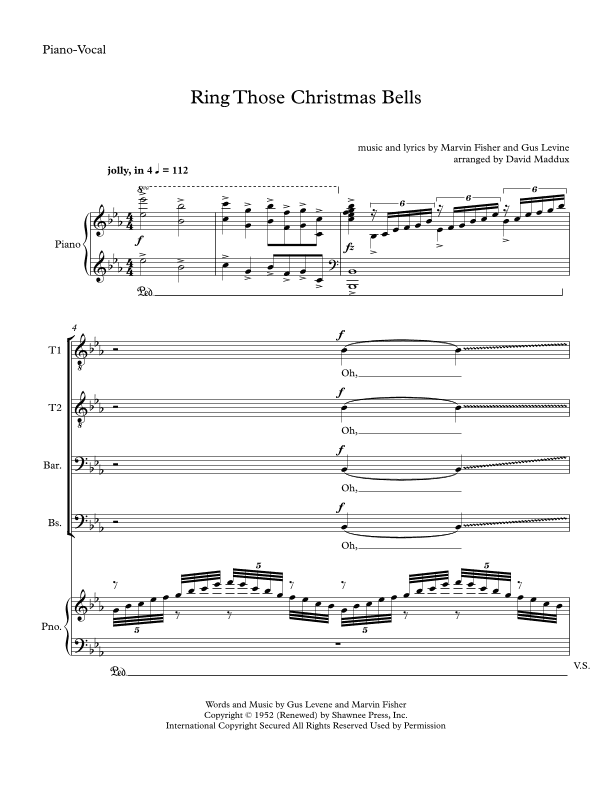 Ring Those Christmas Bells (arr. David Maddux)
