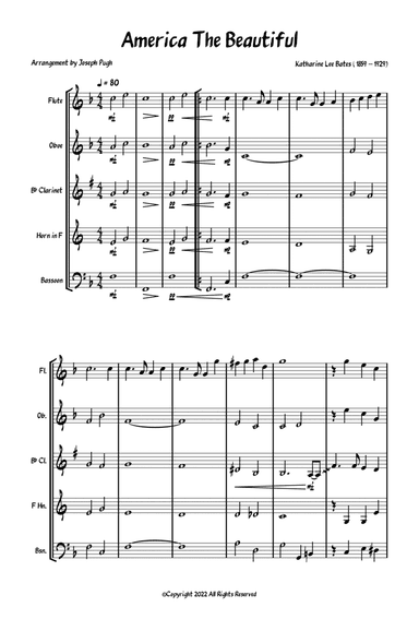 America The Beautiful (arr. Joseph Pugh)