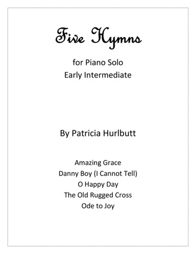 Five Hymns for Solo Piano (arr. Patricia Hurlbutt)