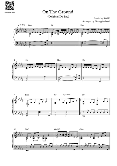 On The Ground (arr. Pineapplechord)