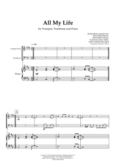 All My Life (arr. Henrique Oliveira)