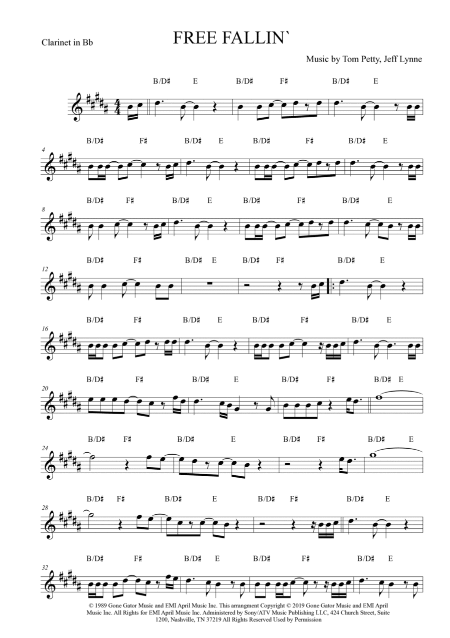 Free Fallin' (arr. Anderson Quevedo)