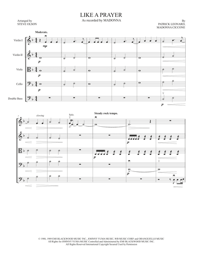 Like A Prayer (arr. Steve Olson)