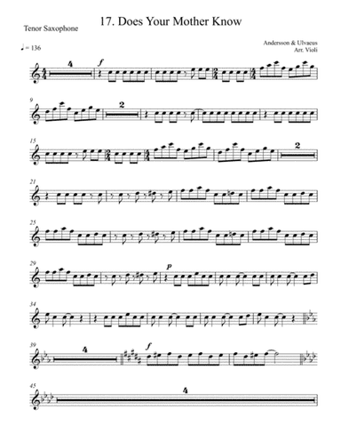 Does Your Mother Know (arr. Violi)