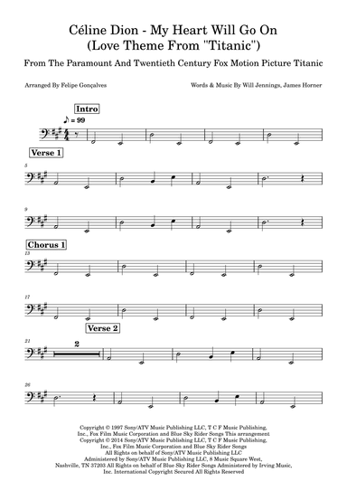 My Heart Will Go On (love Theme From 'titanic') (arr. Felipe Gonçalves)