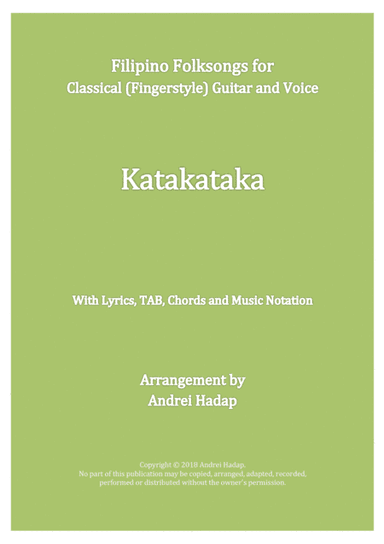 Katakataka (Fingerstyle Guitar with TAB) (arr. Andrei Hadap)