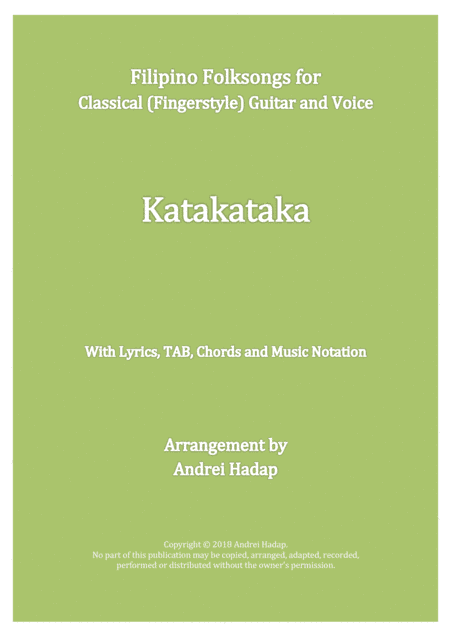 Katakataka (Fingerstyle Guitar with TAB) (arr. Andrei Hadap)