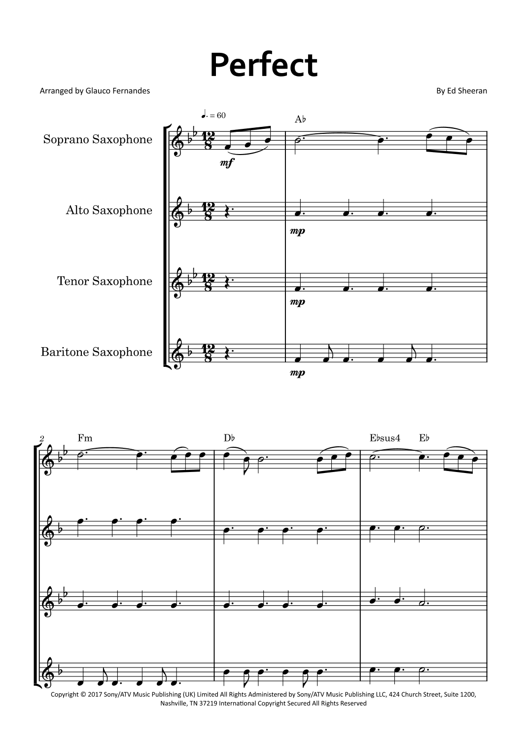 Perfect (arr. Glauco Fernandes)