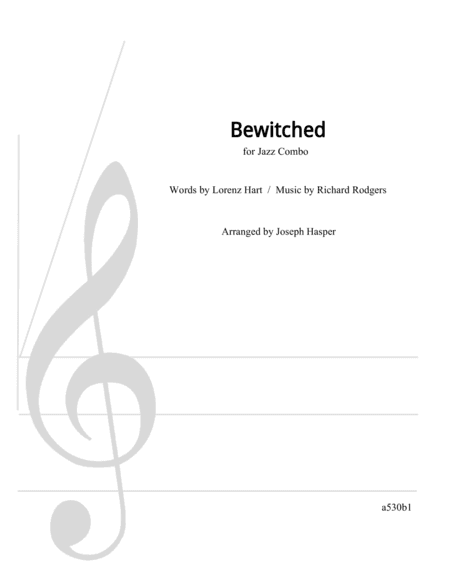 Bewitched (arr. Joe Hasper)
