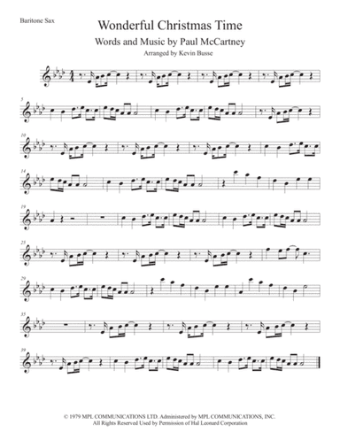 Wonderful Christmastime (arr. Kevin Busse)